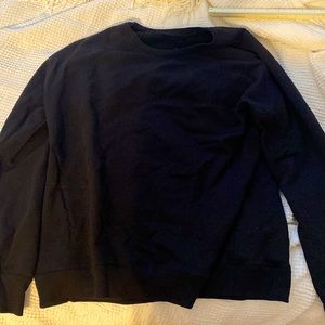 Black Crew Neck Sweatshirt